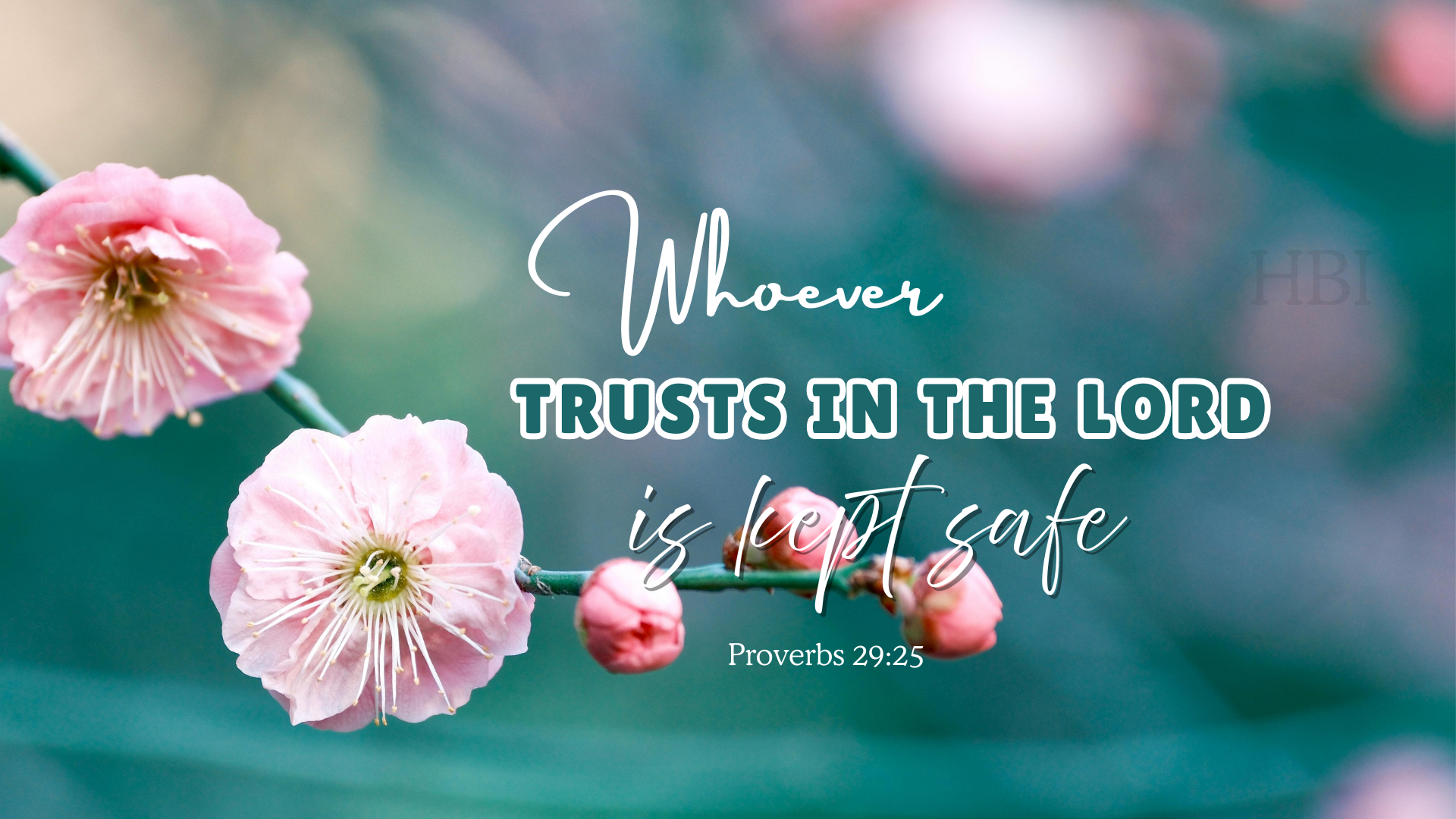 Whoever trusts in the Lord is kept safe